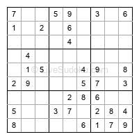 Play easy daily sudoku number 23092