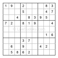 Play easy daily sudoku number 245516