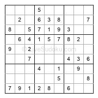 Play easy daily sudoku number 247735