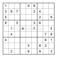 Play easy daily sudoku number 251126