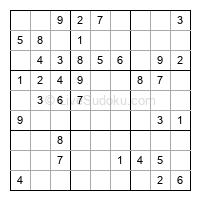 Play easy daily sudoku number 253746