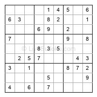 Play easy daily sudoku number 255555
