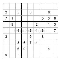 Play easy daily sudoku number 259984