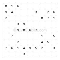 Play easy daily sudoku number 281894