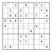 Play easy daily sudoku number 284956