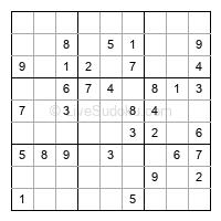 Play easy daily sudoku number 294072