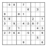 Play easy daily sudoku number 303445