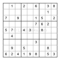 Play easy daily sudoku number 321687