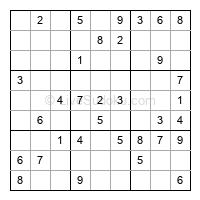 Play easy daily sudoku number 326245