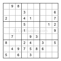 Play easy daily sudoku number 33253