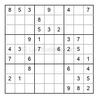 Play easy daily sudoku number 335747