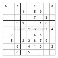 Play easy daily sudoku number 353239