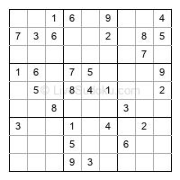 Play easy daily sudoku number 367582