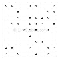 Play easy daily sudoku number 384510