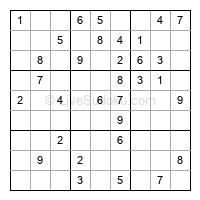 Play easy daily sudoku number 389344