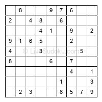 Play easy daily sudoku number 39174