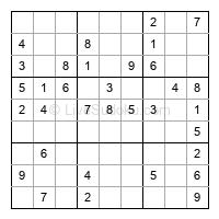 Play easy daily sudoku number 408006