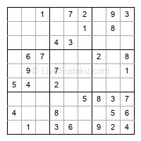 Play easy daily sudoku number 417329