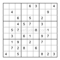Play easy daily sudoku number 431148