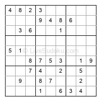 Play easy daily sudoku number 435894