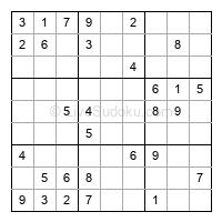 Play easy daily sudoku number 440394