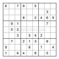 Play easy daily sudoku number 454625