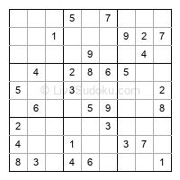 Play easy daily sudoku number 45630