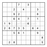 Live Sudoku - Easy Sudoku #205384