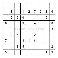 Play easy daily sudoku number 475497