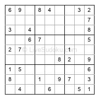 Play easy daily sudoku number 488057