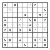 Play easy daily sudoku number 69719