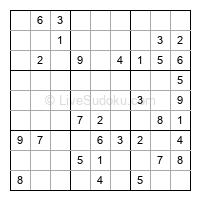 Play easy daily sudoku number 70000
