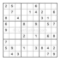 Play easy daily sudoku number 77602