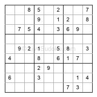 Play easy daily sudoku number 78273