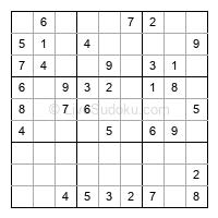 Play easy daily sudoku number 80213