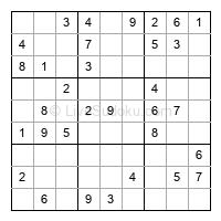 Play easy daily sudoku number 83107