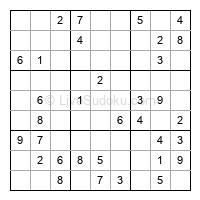 Play easy daily sudoku number 89022