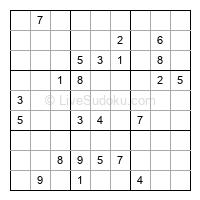 Play evil daily sudoku number 1503365