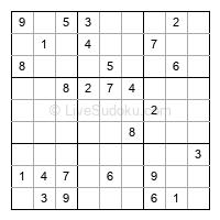 Play evil daily sudoku number 1504039