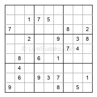 Play evil daily sudoku number 1509584