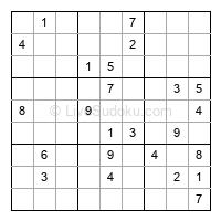 Play evil daily sudoku number 1518401