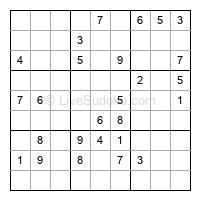 Play evil daily sudoku number 1525510