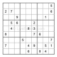 Play evil daily sudoku number 1544263