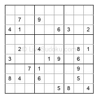 Play evil daily sudoku number 1564881