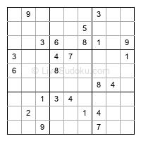 Play evil daily sudoku number 1571569