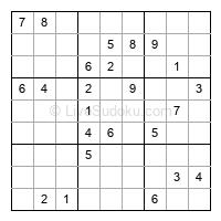 Play evil daily sudoku number 1578426
