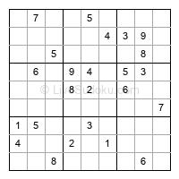 Play evil daily sudoku number 1587207
