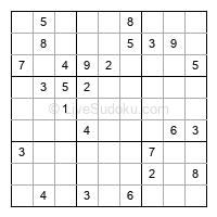 Play evil daily sudoku number 1588053