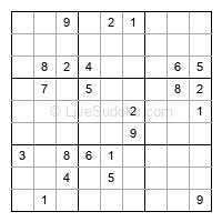 Play evil daily sudoku number 1596165