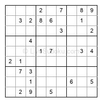 Play evil daily sudoku number 1601435